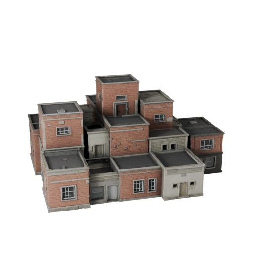 Modular Sci Fi Building Kit 3D Model for Unity - Game Asset