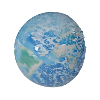 Earth Like Planet 3D Asset for Casual Game Engines