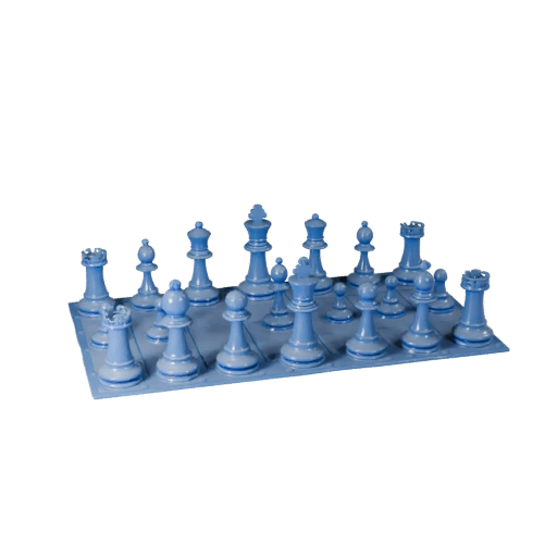 Set Realistico di Pedine Scacchistiche Classiche | Asset di Scena Drop-In