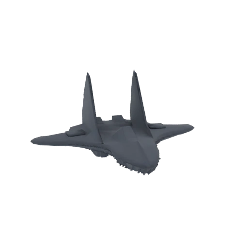 Futuristic Interceptor Aircraft 3D Model