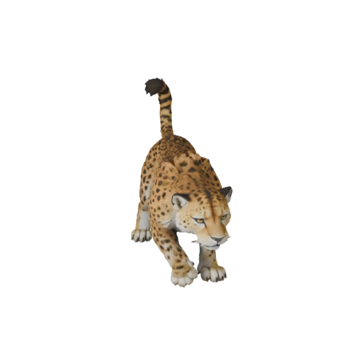 Modello 3D Ghepardo per Unity - Asset Pronto per il Gioco, FBX | Royalty-Free