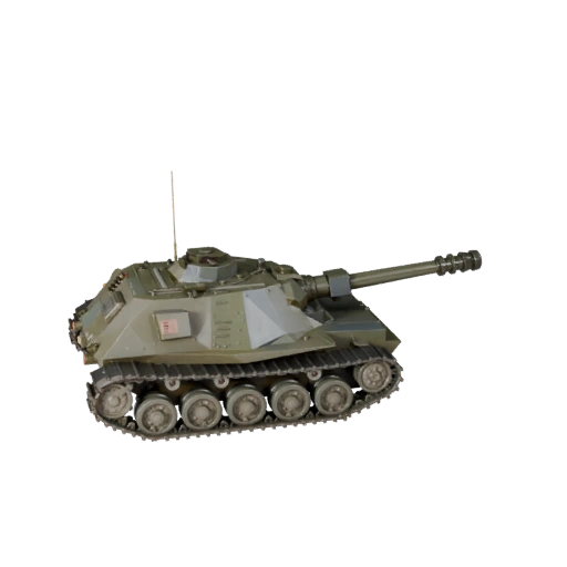Modello 3D Low Poly Obice Semovente per Unity