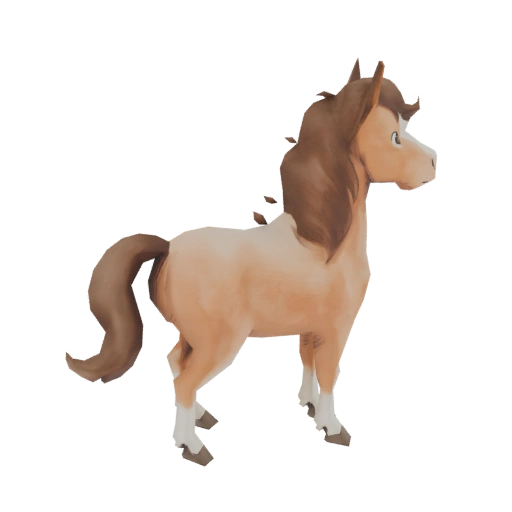 Stylized Horse 3D Model