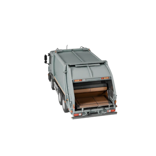 نموذج شاحنة قمامة ثلاثي الأبعاد لبرنامج Blender والألعاب - أصل PBR