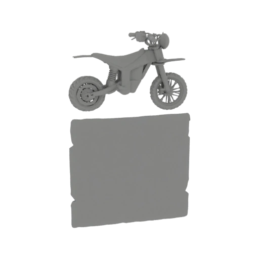 Modellino Moto Elettrica da Cross 3D