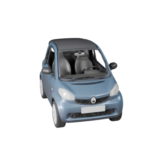 Voiture compacte modèle 3D pour Blender - Actif prêt pour le rendu (Legacy)