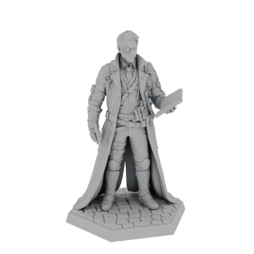 Steampunk Scholar Miniature