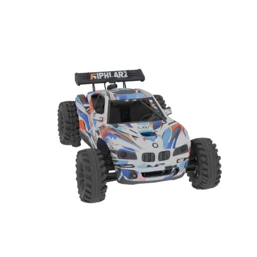 1/10 Scale RC BMW E39 Car 3D Model