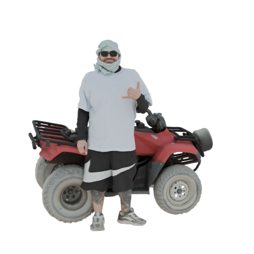 Man with ATV