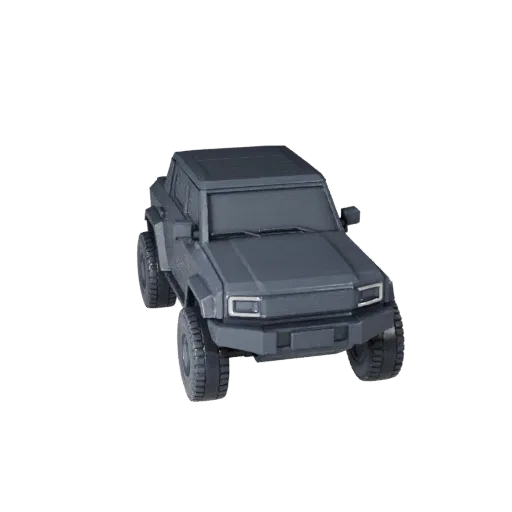 Printable Cyber Suv STL 3D Model - Display & Collectibles
