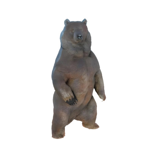 Modelo 3D de Oso Grizzly de Pie