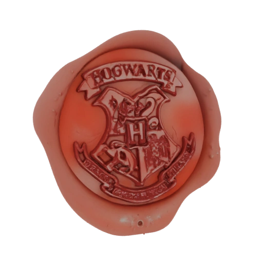 Hogwarts Wax Seal 3D Model