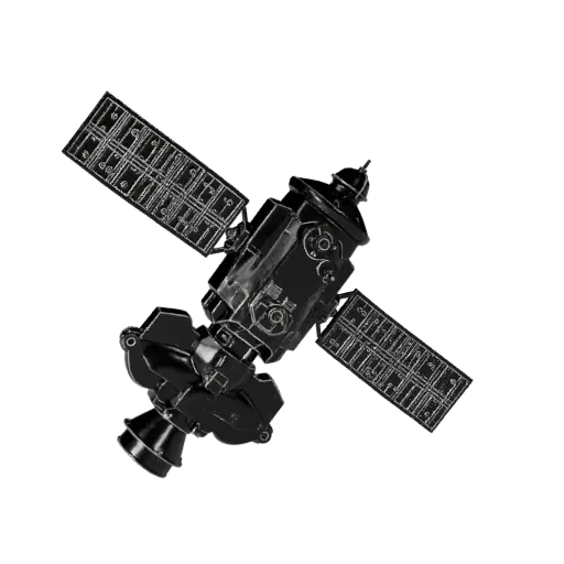 Printable Satellite STL 3D Model - Display & Collectibles