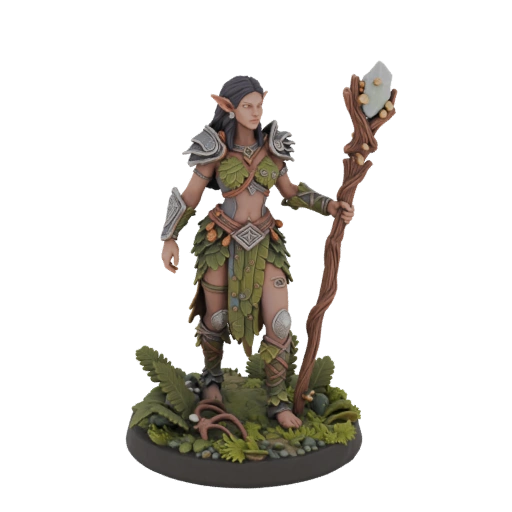 Forest Druid with Staff