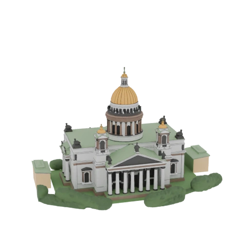 Saint Isaac's Cathedral 3D Model