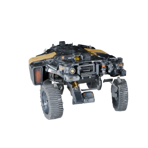 Modello 3D High Poly Lunar Cargo Rover per Rendering in Studio