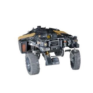 High Poly Lunar Cargo Rover 3D Model for Studio Renders