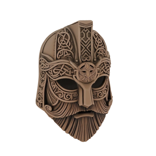 Viking Warrior Mask 3D Model