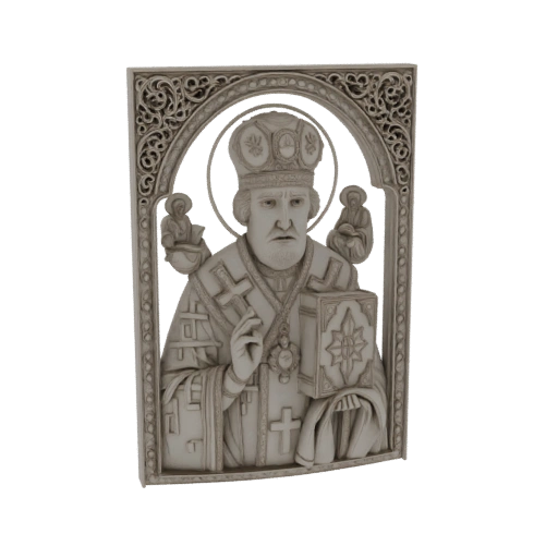 Saint Nicholas Icon Relief