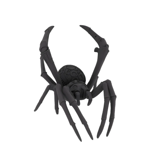Miniatura de araña enemiga de fantasía STL - En pose de garra