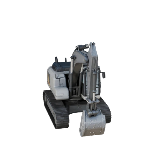 Minibagger 3D-Modell für Unity - Low Poly Game Asset