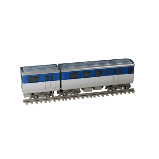 Magnetschwebebahn 3D Modell für Unity - Low Poly Game Asset