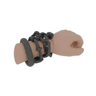 Printable Chain Bangle 3D Asset for Resin Printers