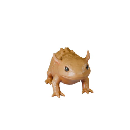 Modelo 3D de Axolote de Alta Poligonagem - Asset STL Detalhado para Impressão