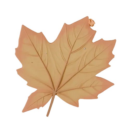 Autumn Leaf Trail Stylized 3D model, stylized isometric environment render, showing layered soil, raised bases.