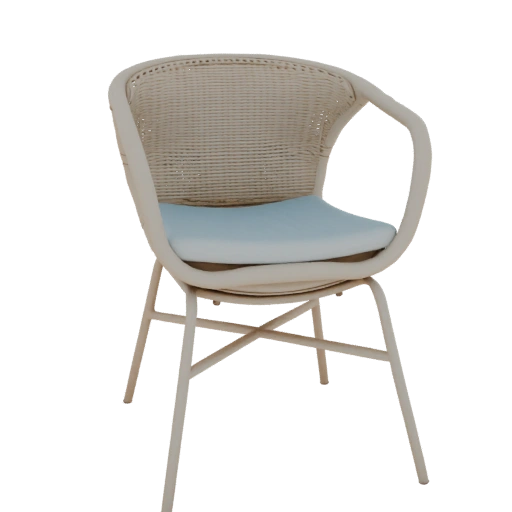 Modern Woven Armchair 3D Model