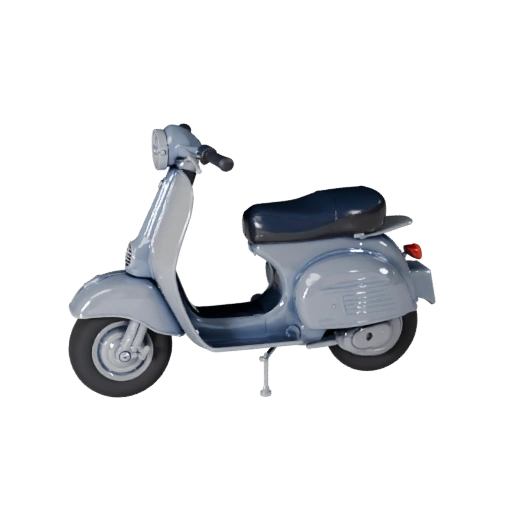 Modello 3D Scooter Retrò per Unreal Engine - Pronto per il Gioco