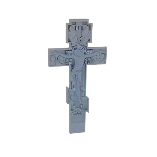 Orthodox Crucifix with Saints and Symbols