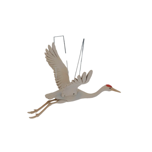 Flying Crane Ornament