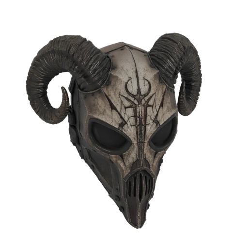 Demonic Ram Skull Mask