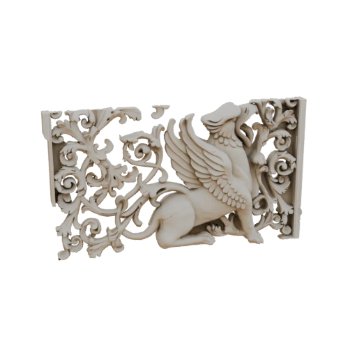 Ornate Griffin Architectural Element