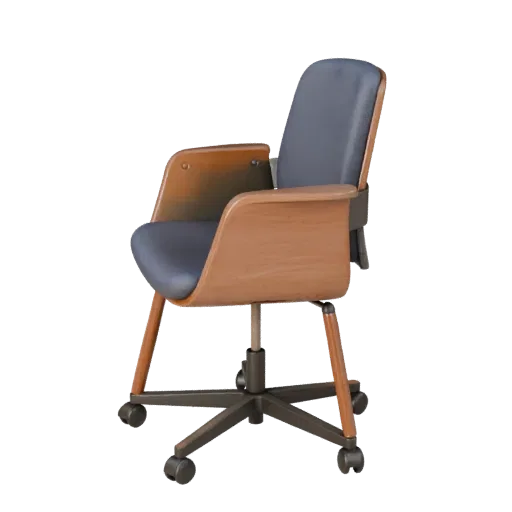 Modern Office Chair modular kit 3D model, three-quarter studio render, showing seat form, surface, and scale cues.
