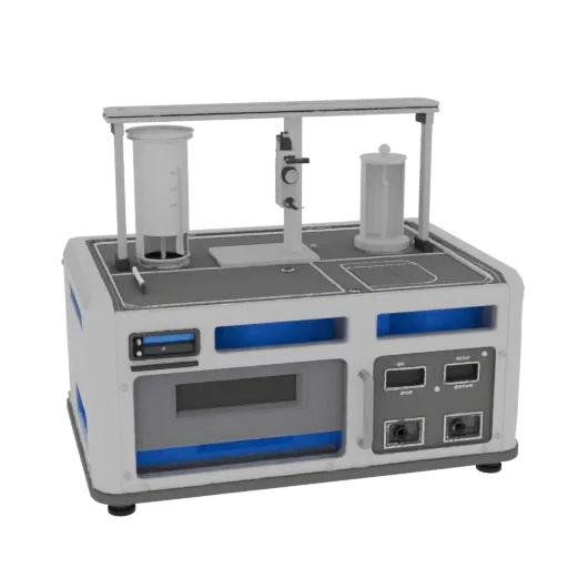 Prototype Scanner Device Printable 3D model, isometric STL render, showing clean metal, bench-top devices.