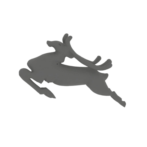 Jumping Deer 3D Model