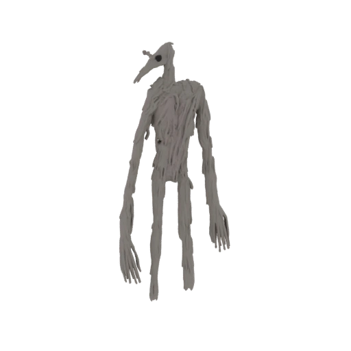 Siren Head Creature 3D Model