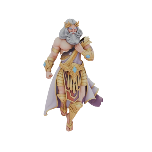 Zeus, King of the Gods 3D Model