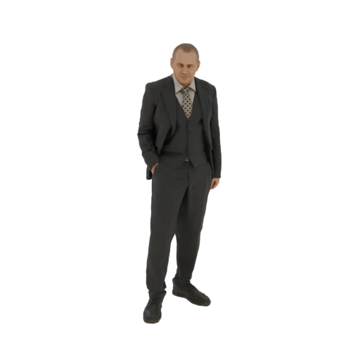 Man in Dark Suit