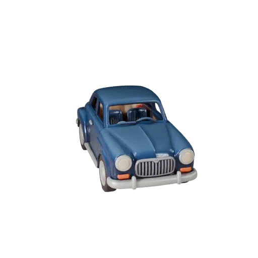 Printable Classic Car STL 3D Model for Collectibles &