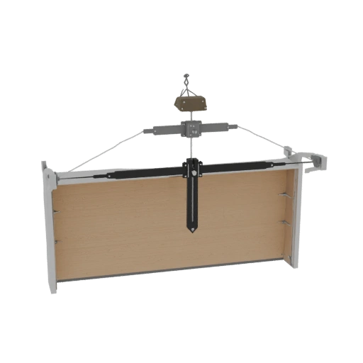 Up-and-over garage door