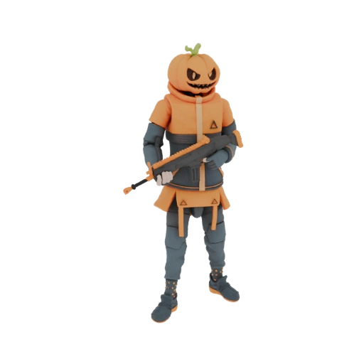 Pumpkin Head Soldier 3D Model