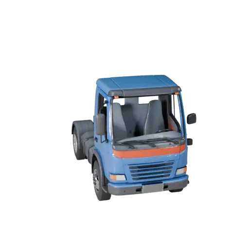نموذج شاحنة سحب ثلاثي الأبعاد لـ Blender والألعاب - أصل PBR