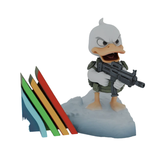 Howard the Duck Military Action Figure