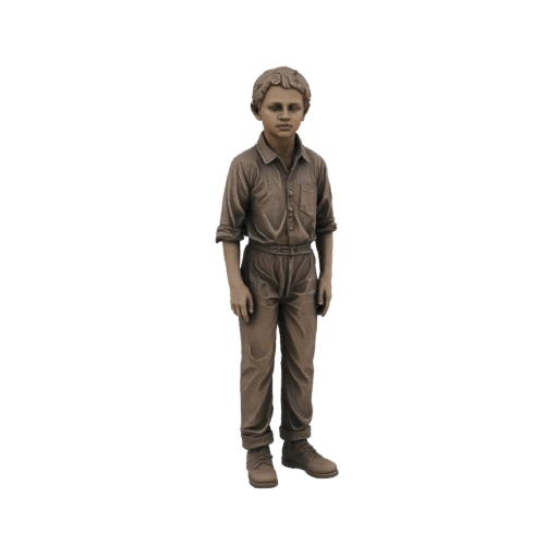 Young Boy Statue