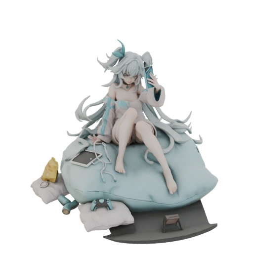 Cozy Gamer Girl Figure