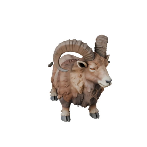 Modèle 3D de Bouquetin Haute Poly - Actif STL Détaillé pour Impression | PBR