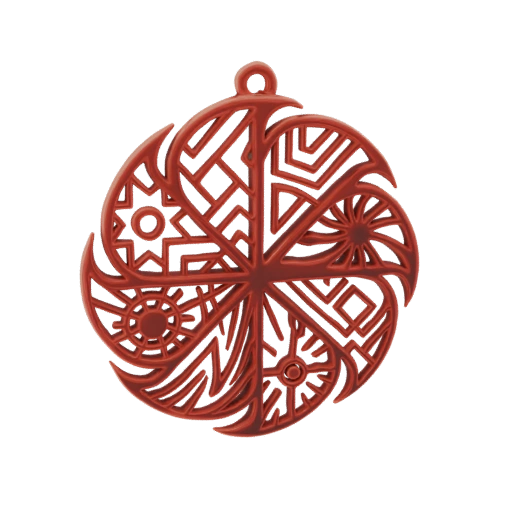 Ornate Circular Pendant